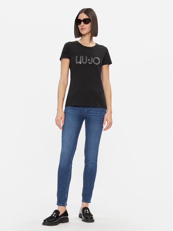 Liu Jo Liu Jo Футболка WA4051 JS923 Чорний Regular Fit