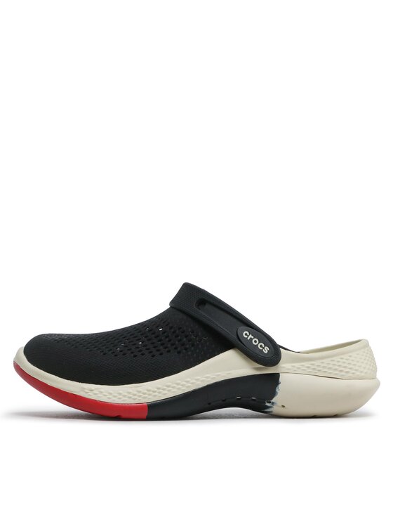 Klapki Crocs Literide 360 Ombre 208281 Czarny | Eobuwie.com.pl