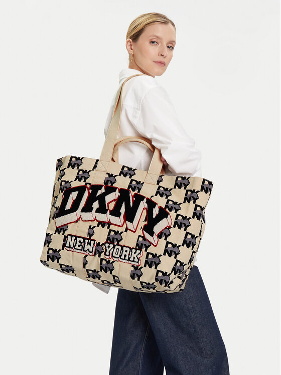 DKNY Torbica DKNY Heart Of Ny Large Tote R41AYF01 Bež