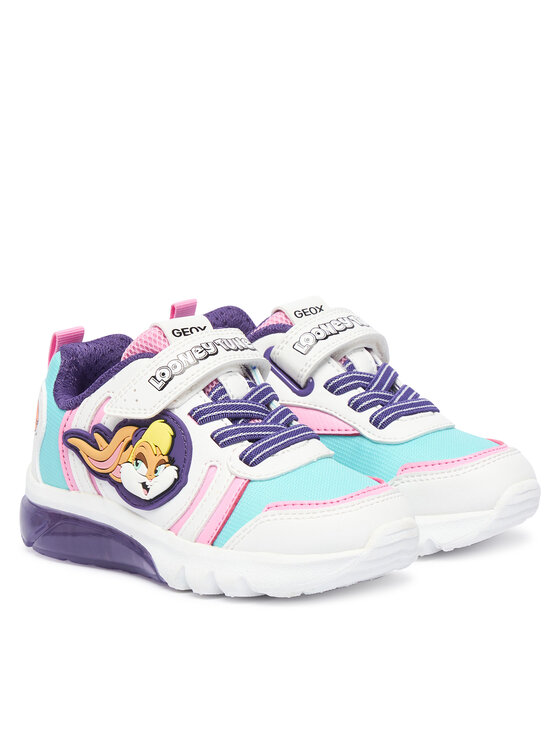 Geox Laisvalaikio batai Geox J Ciberdron Girl J66LPA 05411 C0406 M Spalvota