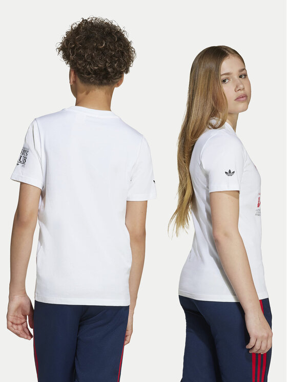 adidas adidas Футболка Graphic JV7694 Білий Regular Fit