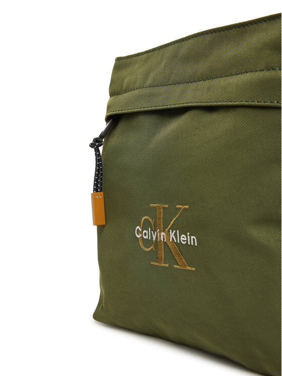 Calvin Klein Saszetka Calvin Klein Bold Flatpack LV04D3178G Zielony