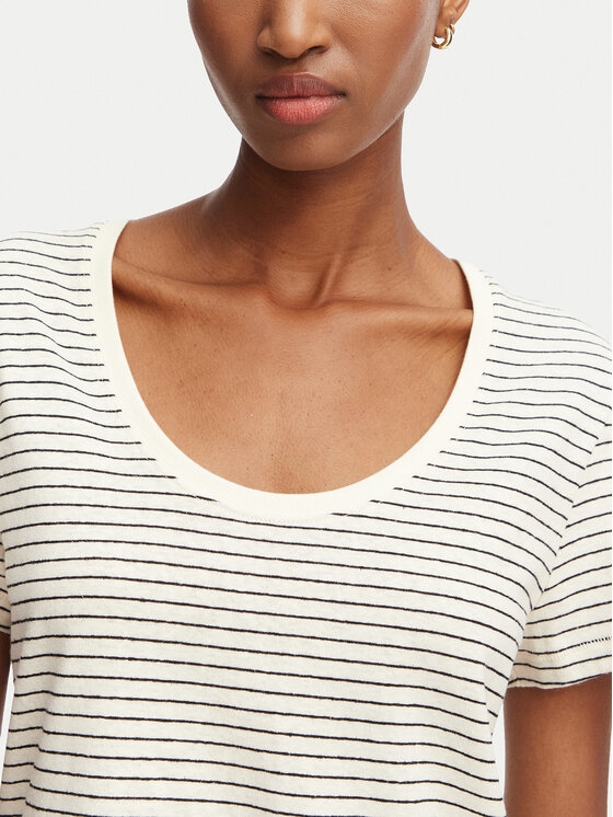 Tommy Hilfiger Tommy Hilfiger Camiseta WW0WW48705 Blanco Regular Fit