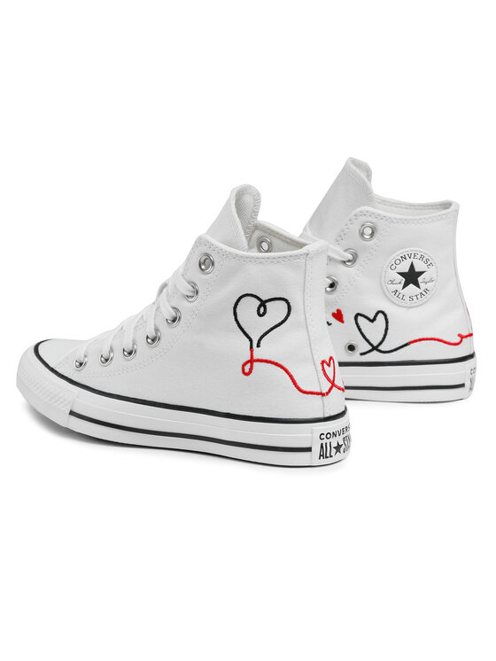 Converse Modne superge Converse Ctas Hi Vintage Wh 171159C Bela