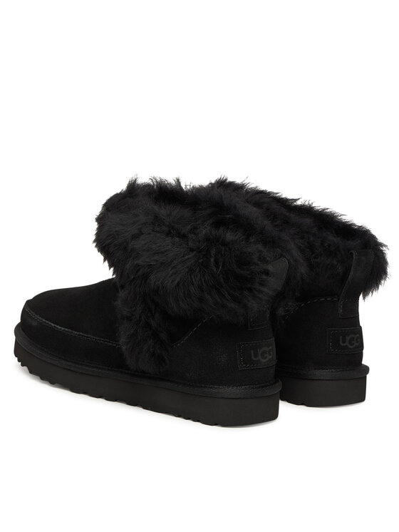Ugg Sniega zābaki Ugg W Classic Ultra Mini Chalet 1173832 Melns