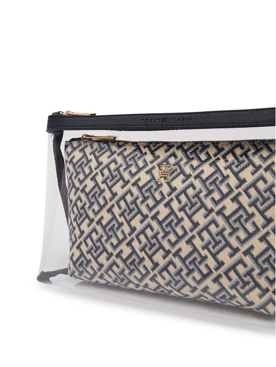 Tommy Hilfiger Zestaw kosmetyczek Tommy Hilfiger Th Icon Washbag 2 Pack Jacq AW0AW18708 Kolorowy