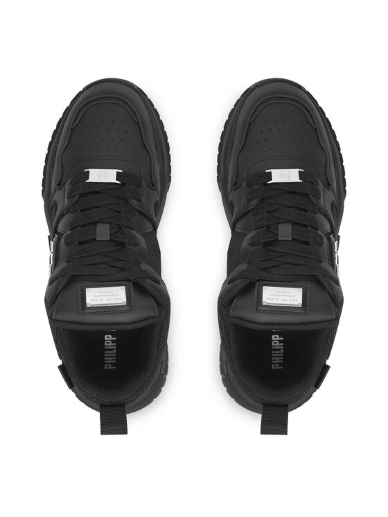PHILIPP PLEIN Снікерcи PHILIPP PLEIN New Predator FAES USC0837 PTE003N Чорний