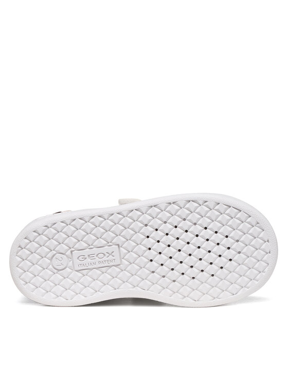Geox Sneakersy Geox B Eclyper Girl B365MA 0BCKC C0006 Biały