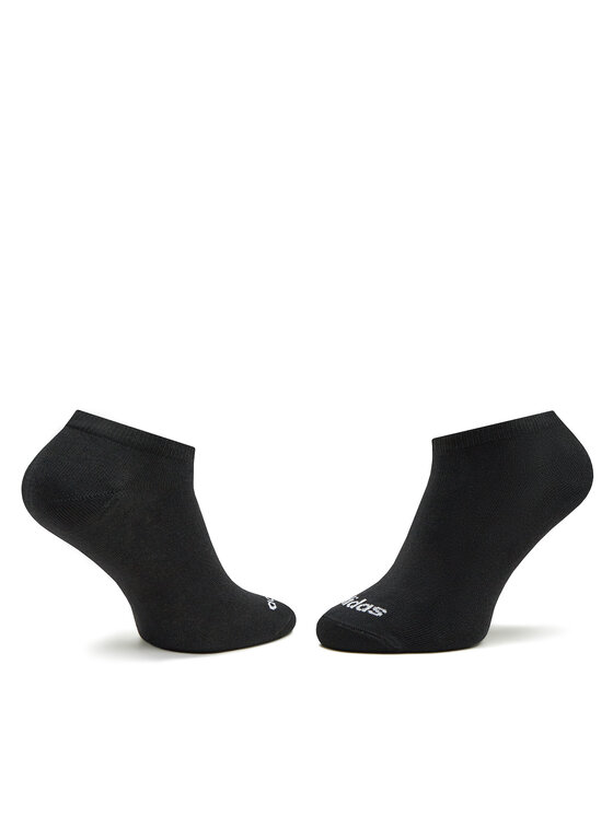 adidas Чорапи тип терлици adidas Thin Linear Low-Cut Socks 3 Pairs IC1299 Черен