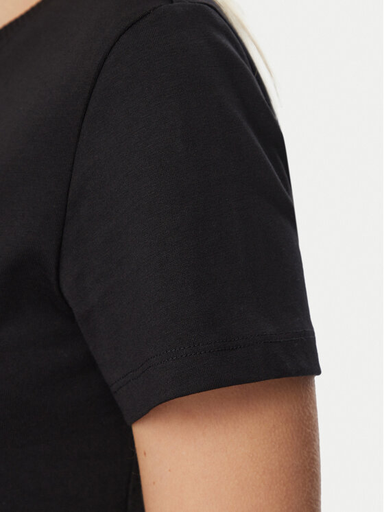 Guess Guess Camiseta W6BI21 K6040 Negro Regular Fit