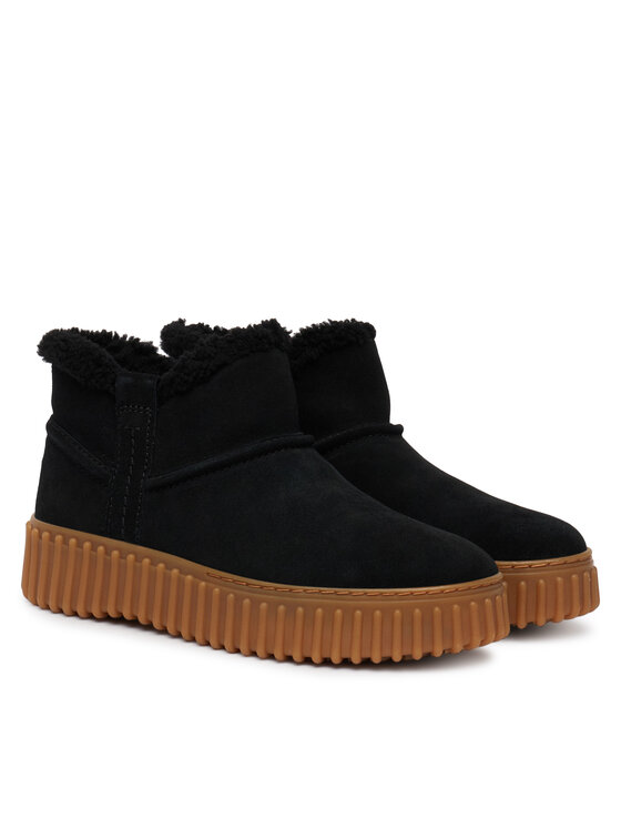 Clarks Botki Clarks Torhill Warm 26320239 Czarny