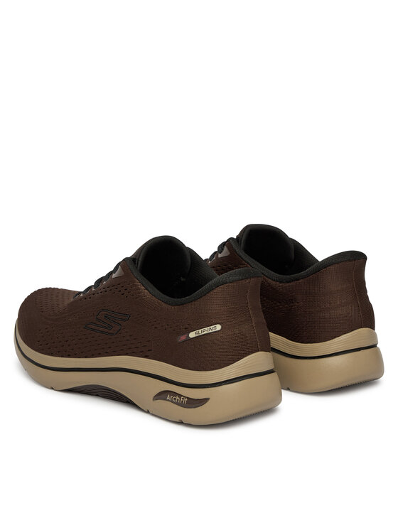Skechers Sneakersy Skechers Go Walk Arch Fit 2.0 - Percy 216812 Tmavo hnedá