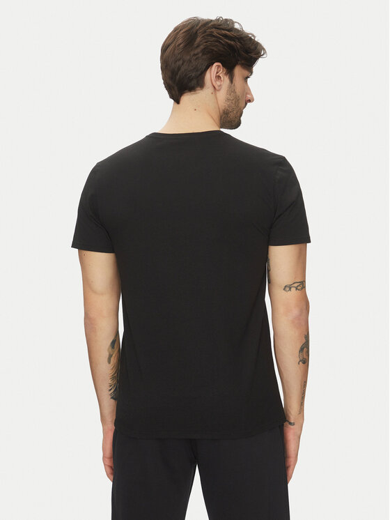 Lacoste Lacoste Комплект футболок TH9010 Чорний Regular Fit