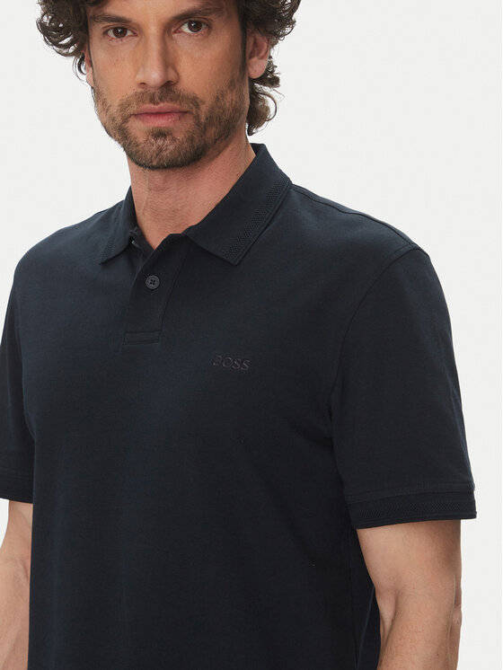 BOSS BOSS Поло Pe_Interlock 50520109 Cиній Regular Fit