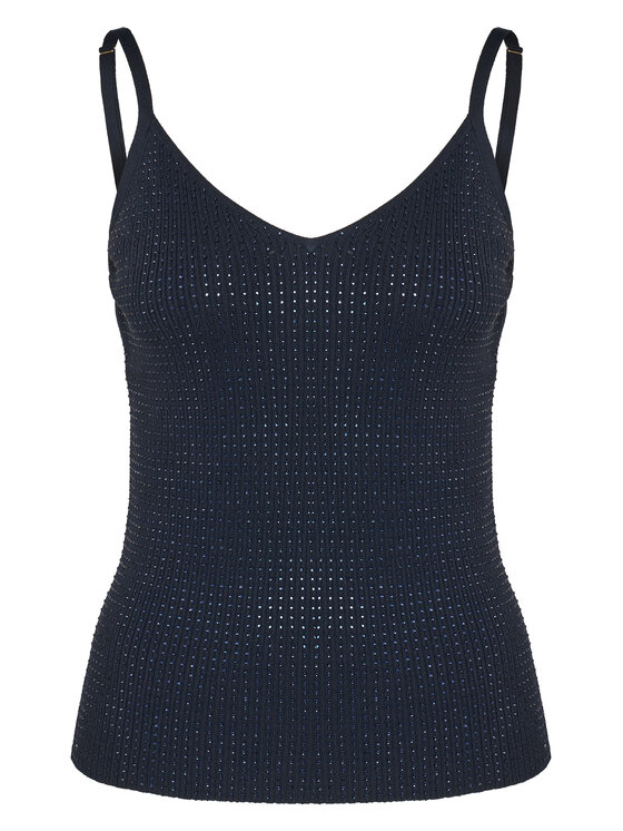 Fracomina Fracomina Топ FR25ST4006K410J9 Cиній Slim Fit