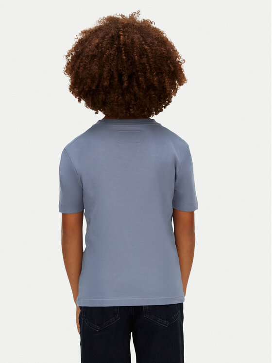 Calvin Klein Jeans Calvin Klein Jeans Camiseta Chest Monologo LV1CKSJA32 Azul Regular Fit