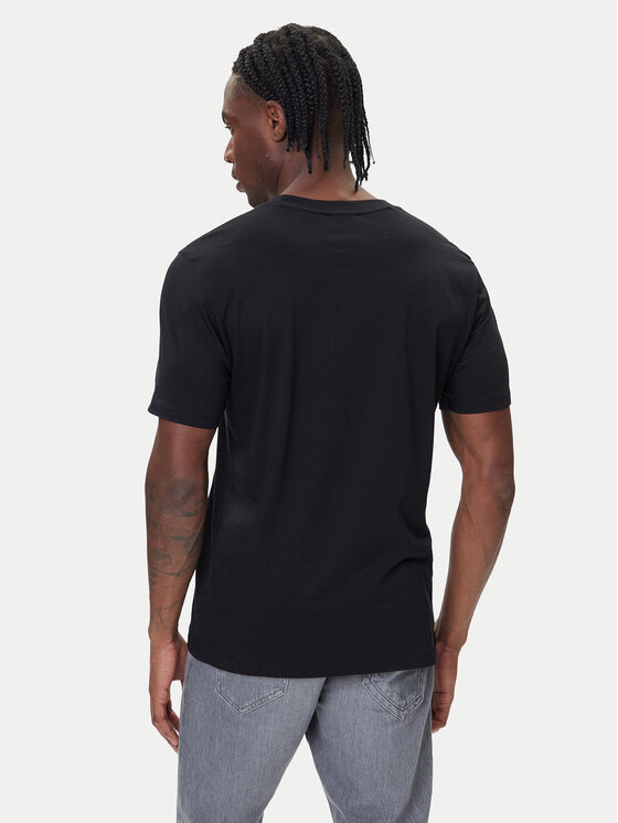 HUGO HUGO Camiseta Didug 50548557 Negro Regular Fit