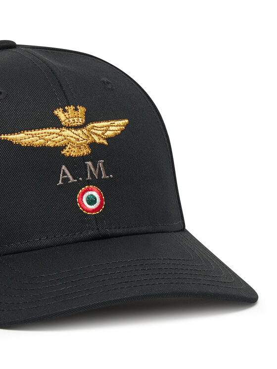 Aeronautica Militare Kepurė su snapeliu Aeronautica Militare 252HA1100UCT02848 Juoda