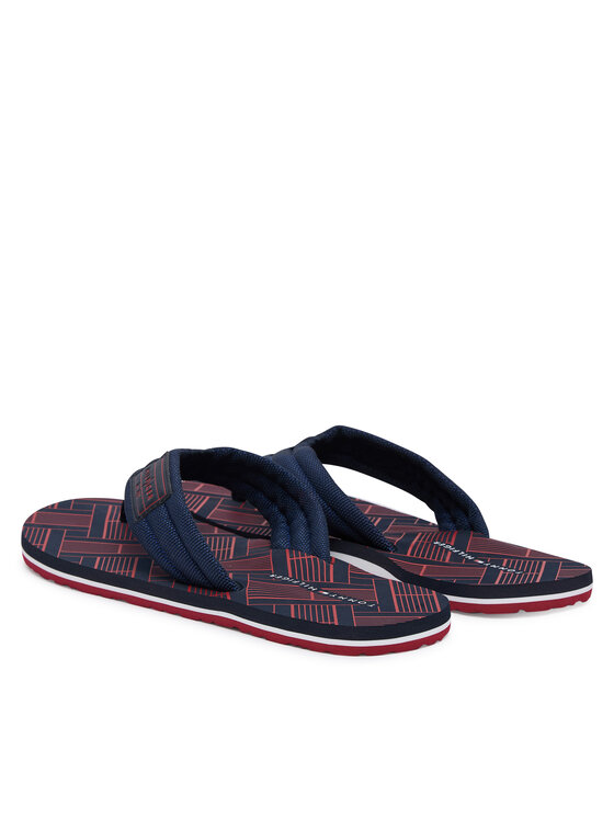 Tommy Hilfiger Japanke Tommy Hilfiger Flag Patch Beach FM0FM06004 Tamnoplava