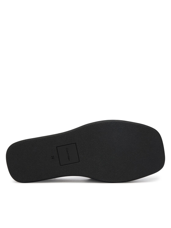 Calvin Klein Iešļūcenes Calvin Klein Wedge 70 Sndl Canv Mg HW0HW03134 Melns
