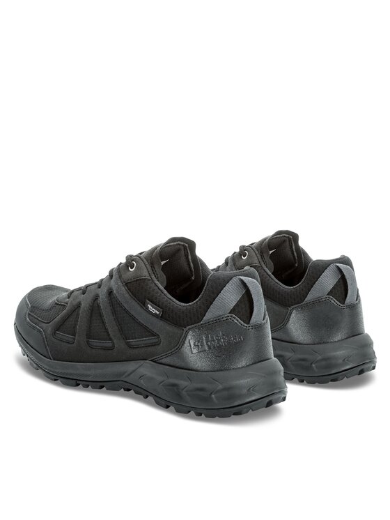 Jack Wolfskin Трекінгові черевики Jack Wolfskin Woodland 2 Texapore Low 4051271 Чорний