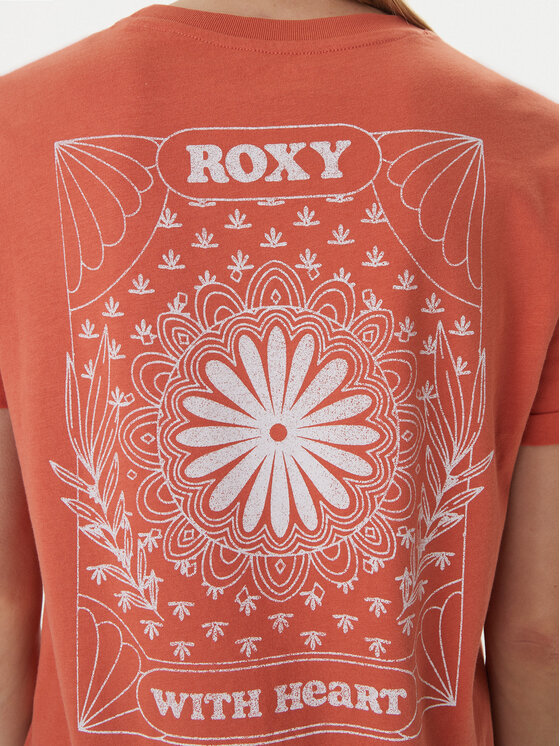 Roxy Roxy Camiseta Oceanregular ERJZT06110 Naranja Regular Fit