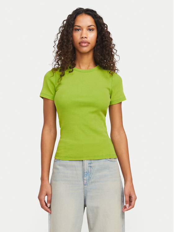JJXX JJXX Футболка Frankie 12239962 Зелений Slim Fit