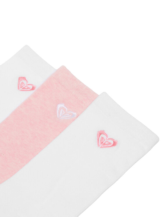 Roxy Довгі шкарпетки Roxy CEO_AS_ROXY_14_W_AW25 (3-PACK) Білий