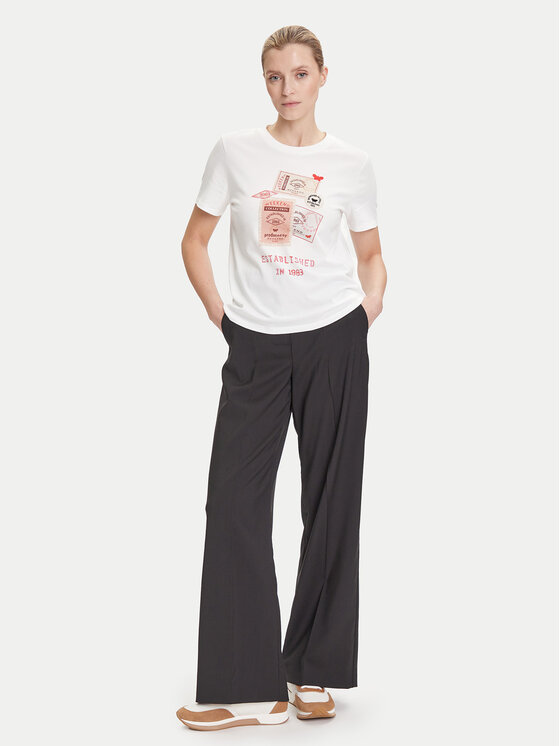 Weekend Max Mara Weekend Max Mara Футболка Ara 2525976041 Білий Regular Fit