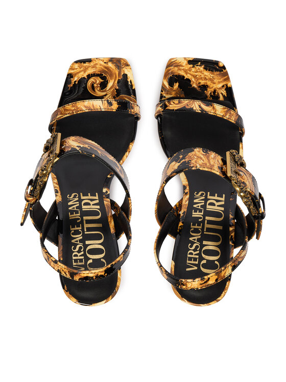 Versace Jeans Couture Босоніжки Versace Jeans Couture 80VA3S71 ZS366 G89 Чорний