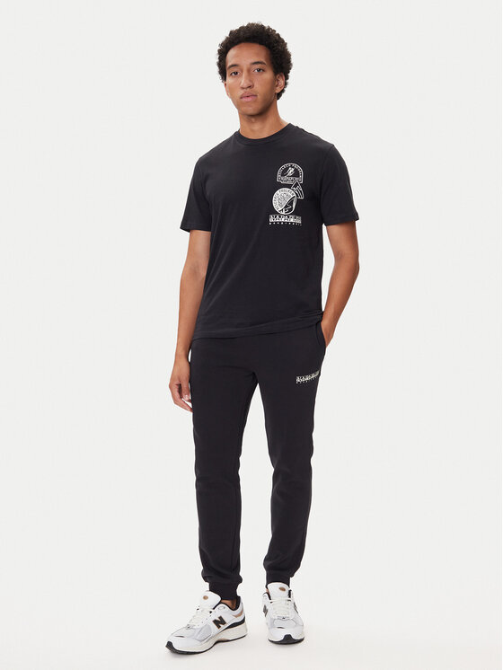 Napapijri Napapijri Camiseta S-Funes Ss NP0A88UA Negro Regular Fit