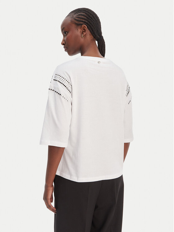 Liu Jo Liu Jo Camiseta WA6128 JS904 Blanco Relaxed Fit