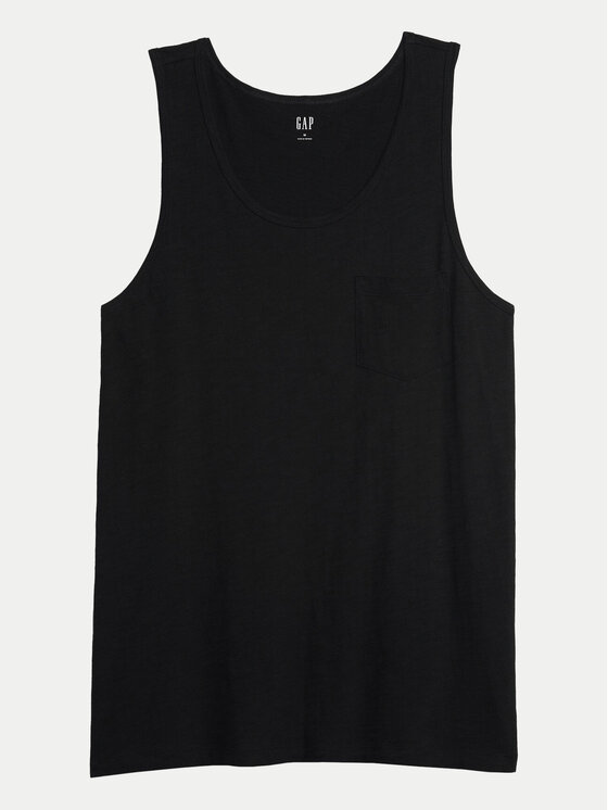 Gap Gap Майка 545873-00 Чорний Regular Fit