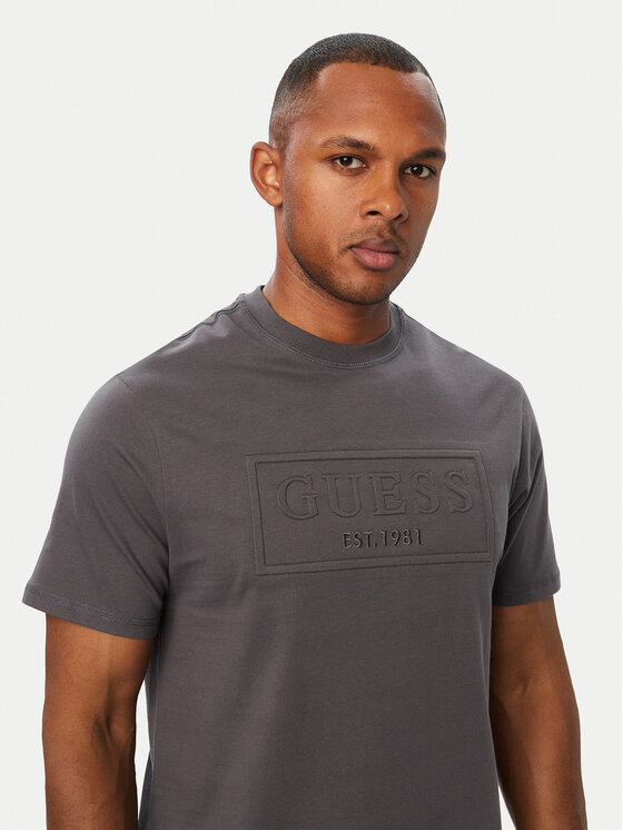Guess Guess Футболка M6BI41 K6178 Сірий Regular Fit