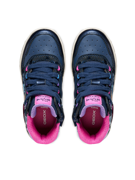 Geox Sneakersy Geox J Skylin Girl J668WE 054AJ C4268 M Tmavomodrá