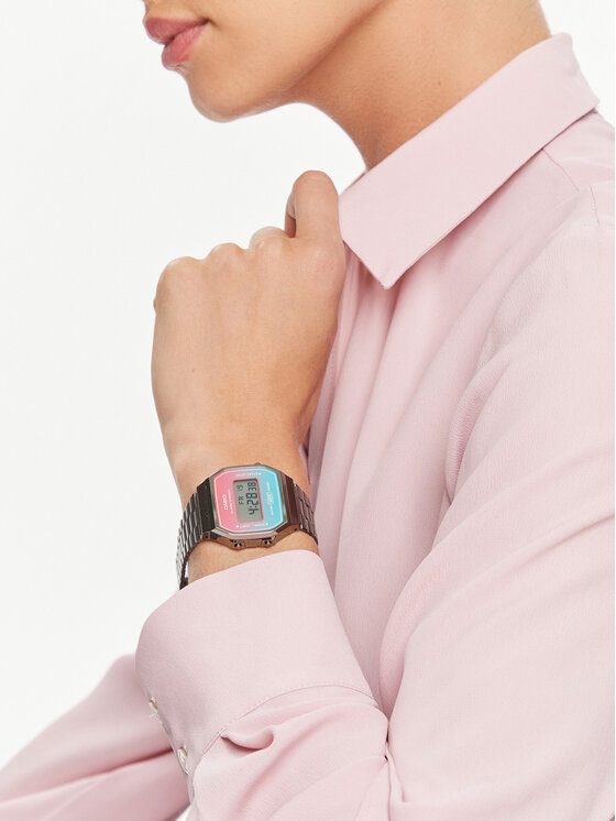 Casio Hodinky Casio A168WERB-2AEF Strieborná