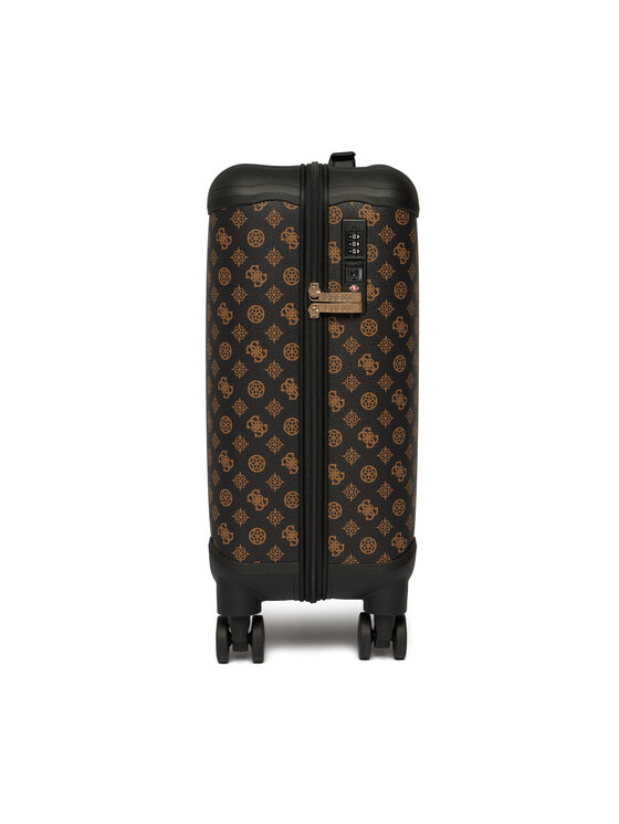 Guess Kabínový kufor Guess TWHP74 52983 Tmavo hnedá