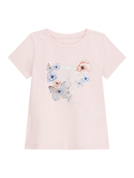 Guess Guess Camiseta K6RI21 K6YW4 Rosa Regular Fit