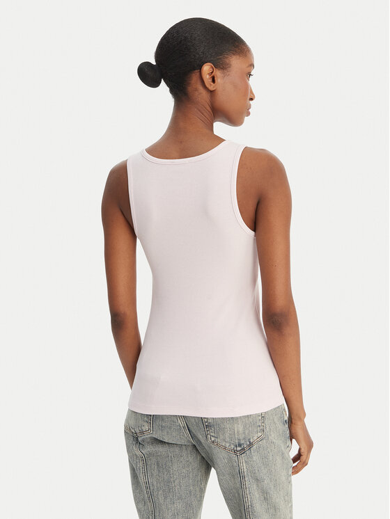 Guess Jeans Guess Jeans Топ W6GPZ2 KA0H1 Рожевий Slim Fit