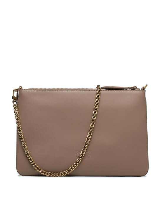 PINKO Дамска чанта PINKO Flat Classic AI 23-24 PCPL 100455 A0F1 Кафяв