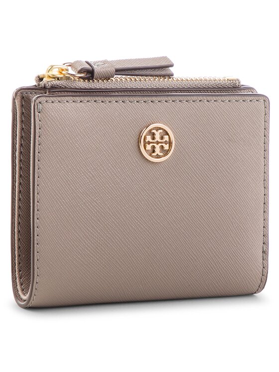 Tory Burch Pénztárca Tory Burch Robinson Mini Wallet 52703 Szürke