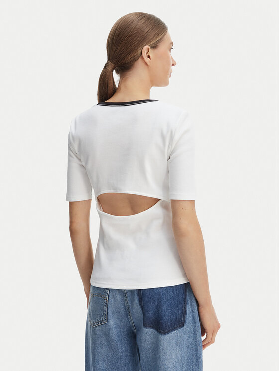 Calvin Klein Jeans Calvin Klein Jeans Camiseta LV047F247G Blanco Slim Fit