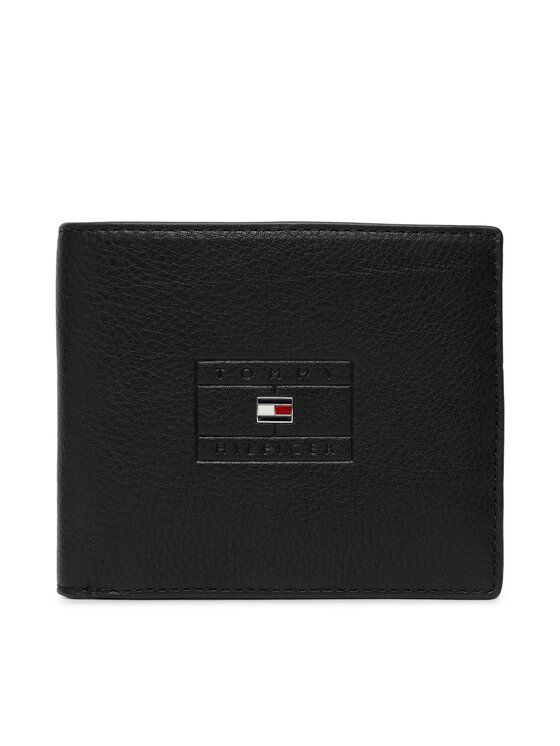 Tommy Hilfiger Peněženka Tommy Hilfiger Th Casual Flag Cc And Coin AM0AM14255 Černá