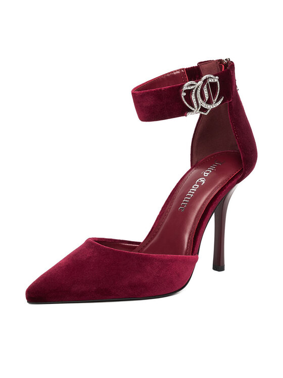 Juicy Couture Szpilki Juicy Couture EO-S4S96733-01B Bordowy