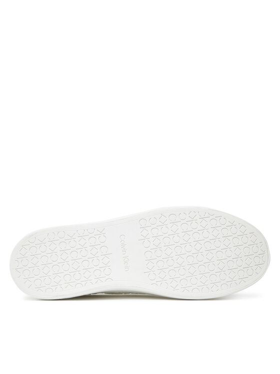 Calvin Klein Sneakers Calvin Klein Vulc Lace Up Mono Pu HW0HW02573 Alb
