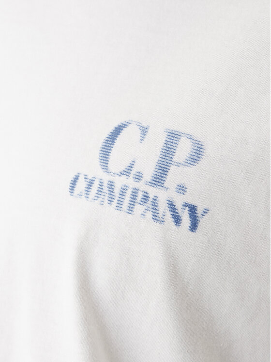 C.P. Company C.P. Company Camiseta 20CMTS143A110579W Écru Regular Fit