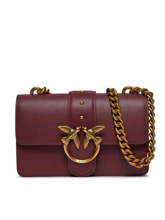 PINKO Дамска чанта Pinko Love One Mini C AI 23-24 PLTT 100058 A0F1 Бордо