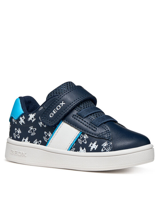 Geox Sneakersy Geox B Eclyper Boy B455LA 000BC CF44D D Granatowy