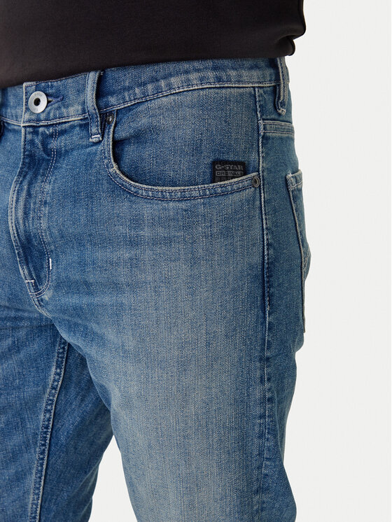 G-STAR G-Star Raw Jeans hlače Mosa D23692-D498 Modra Straight Fit