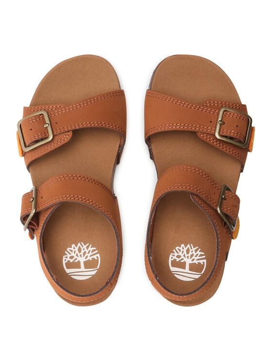Timberland Босоніжки Timberland Castle Island 2 Strap TB0A427QF13 Коричневий